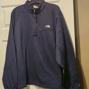 The North Face Men's Dark Blue Quarter-Zip Pullover